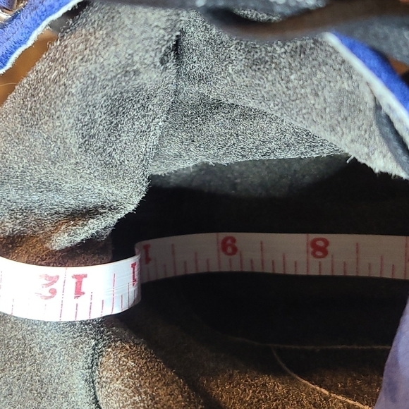 BLUE leather handmade boots - Picture 11 of 11